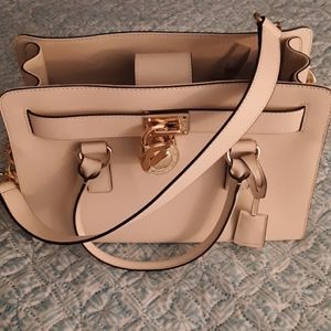 Michael Kors Hamilton Leather Satchel